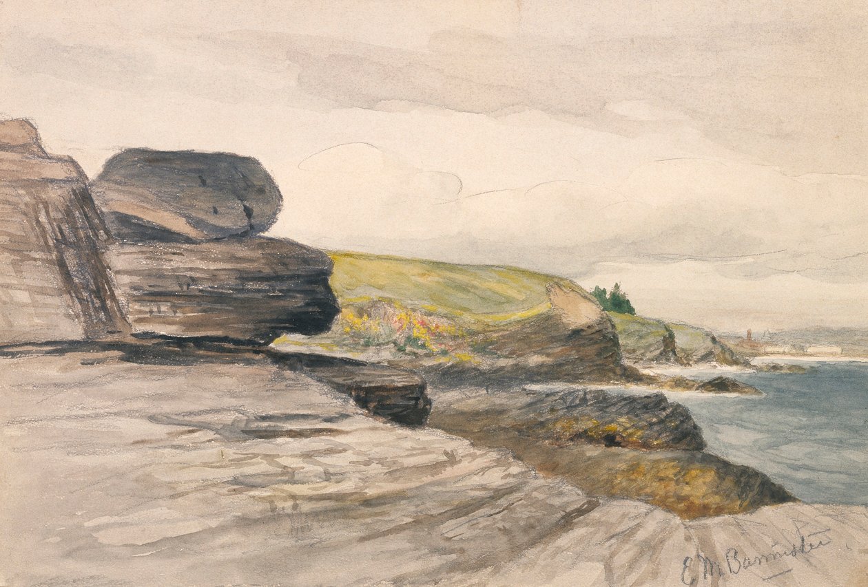 Newport-scenen av Edward Mitchell Bannister
