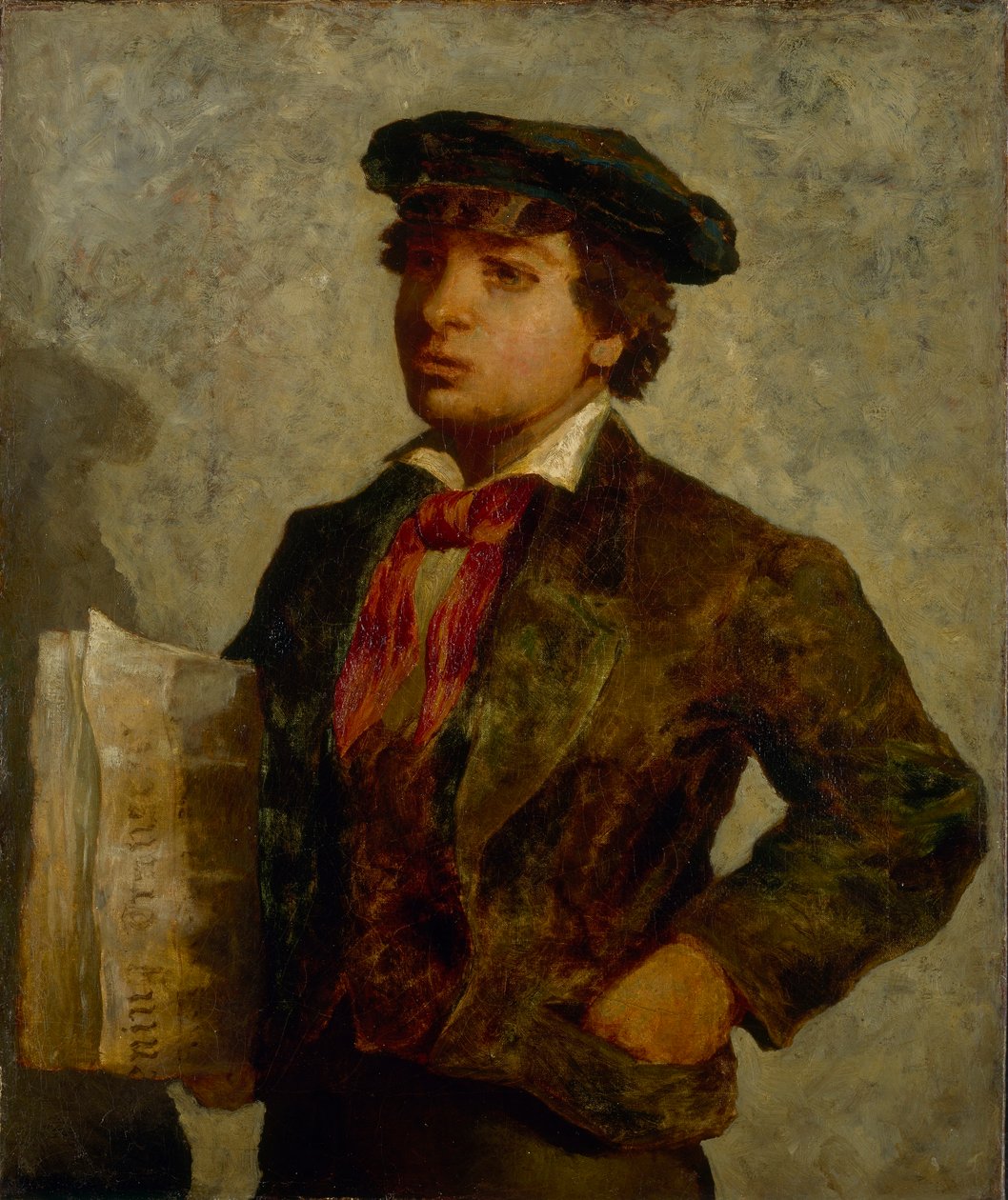 Tidningspojken av Edward Mitchell Bannister