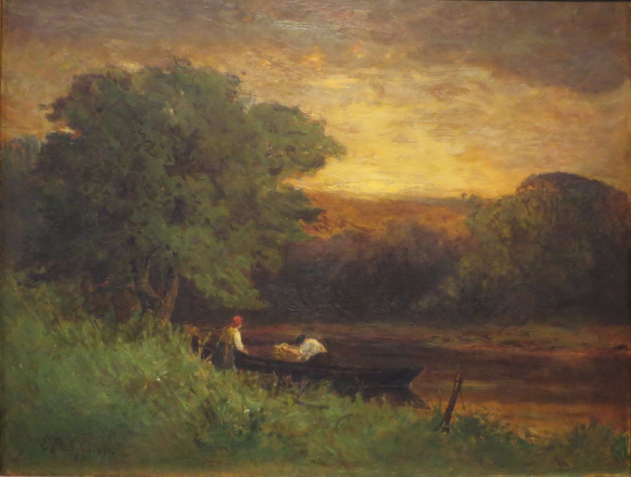Flodscenen av Edward Mitchell Bannister