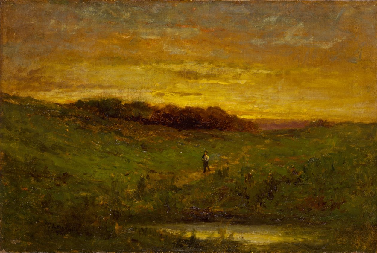 Solnedgång av Edward Mitchell Bannister