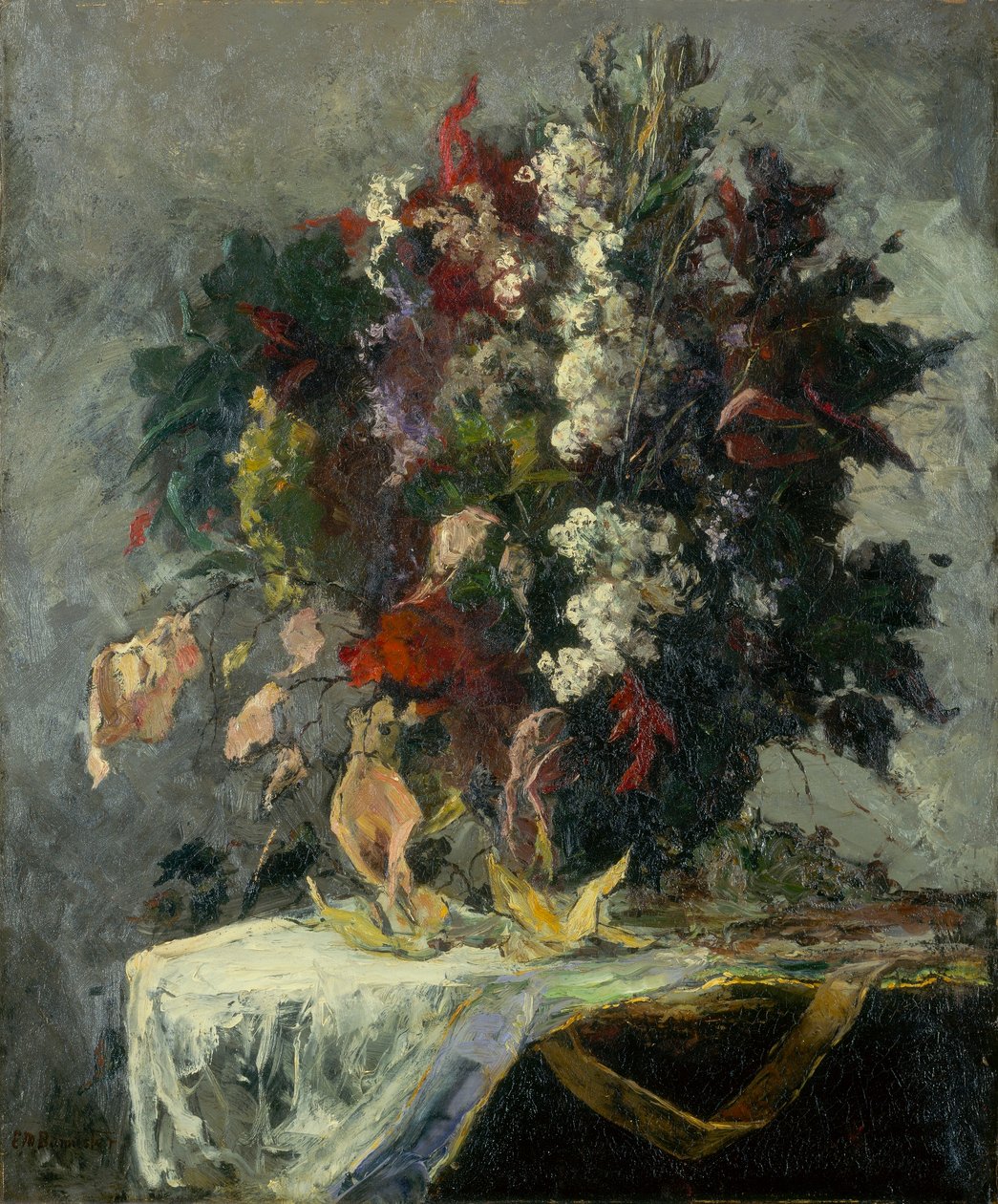 Utan titel (blomsterstilleben) av Edward Mitchell Bannister