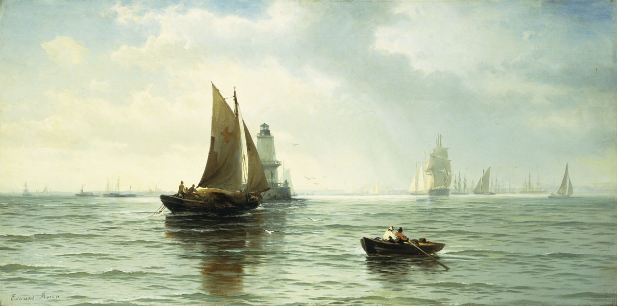 Runt fyren, av Edward Moran