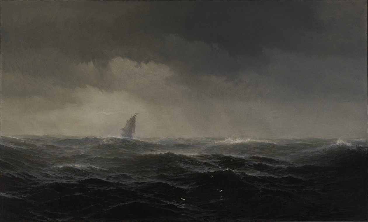 Havet av Edward Moran