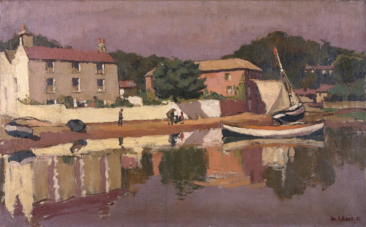 "The Strand, Laugharne", 1931 av Edward Morland Lewis