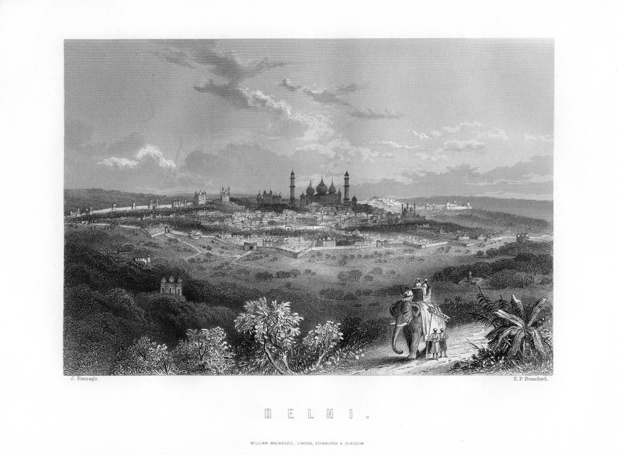 Delhi, Indien, 1893. av Edward Paxman Brandard