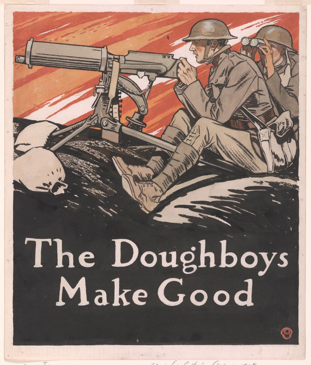 Doughboys gör gott av Edward Penfield