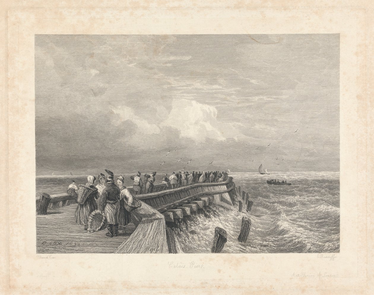 Calais Pier av Edward Radclyffe