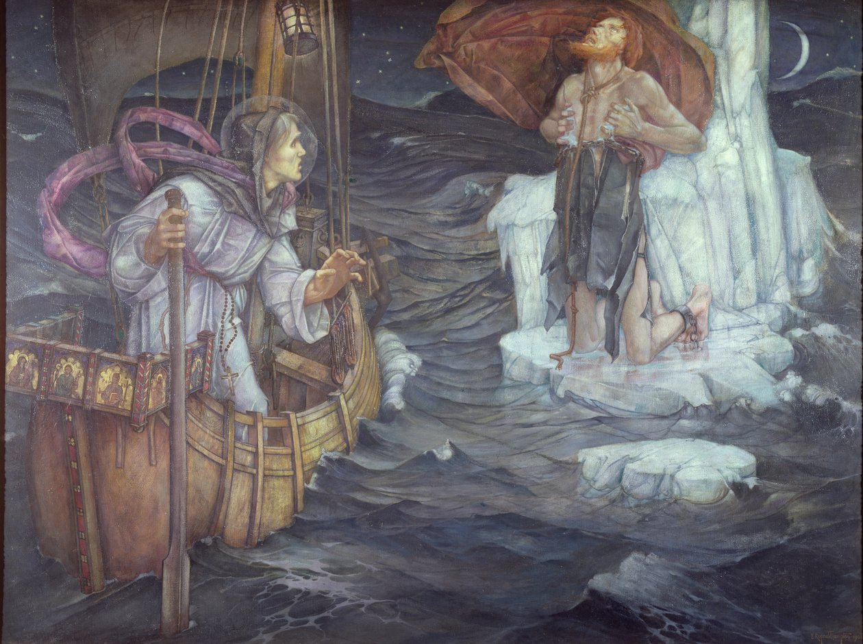 St. Brendan, 1908 av Edward Reginald Frampton