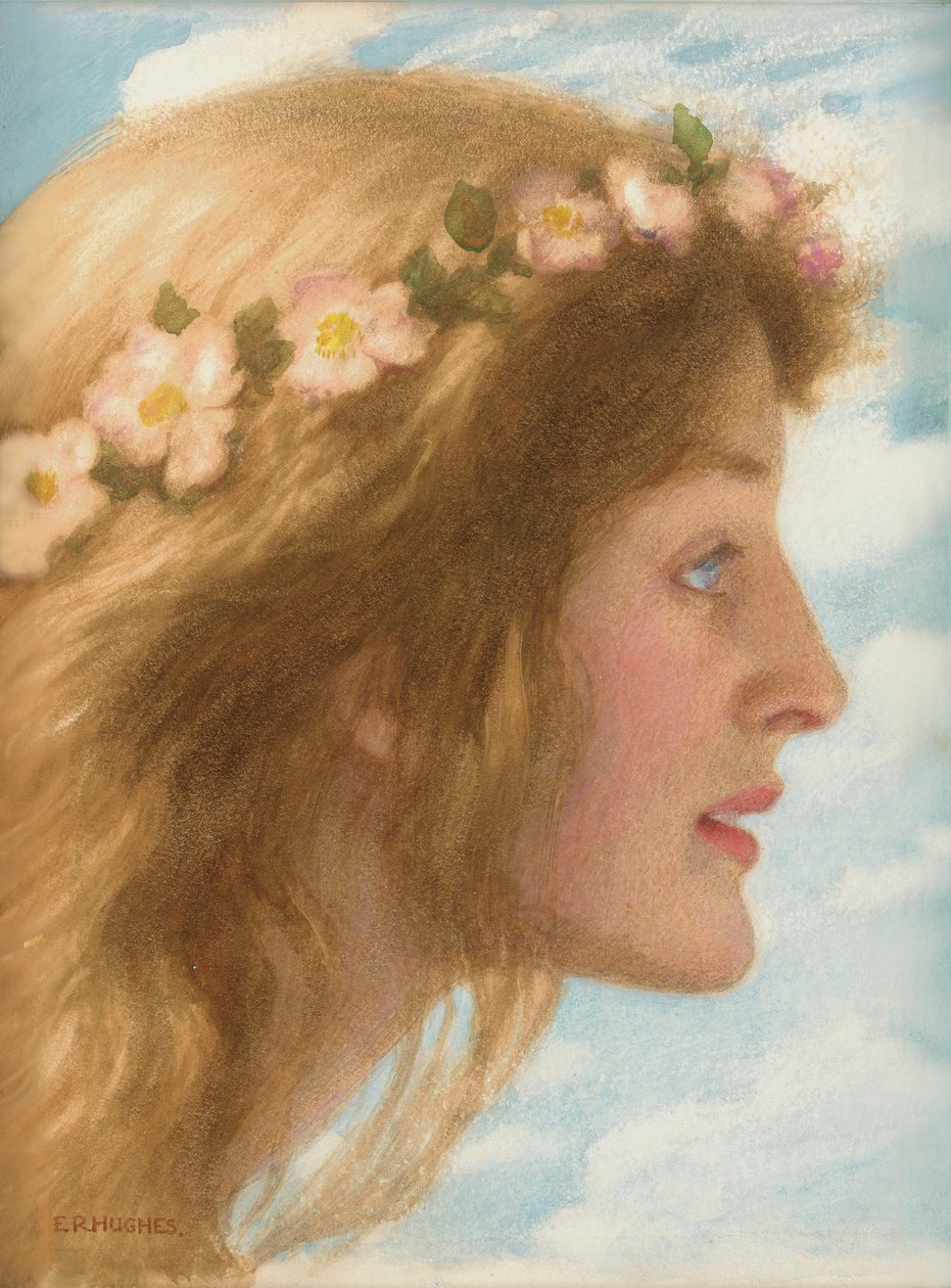 Dag (penna och akvarell) av Edward Robert Hughes