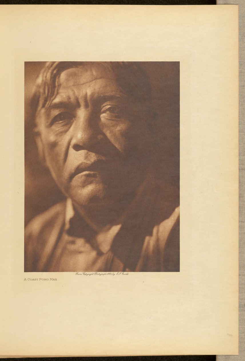 En man från Pomo-kusten av Edward S. Curtis