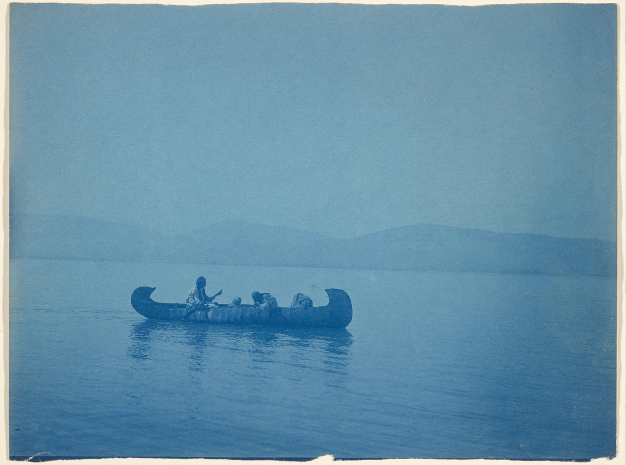 Korsar sjön-Kutenai av Edward S. Curtis