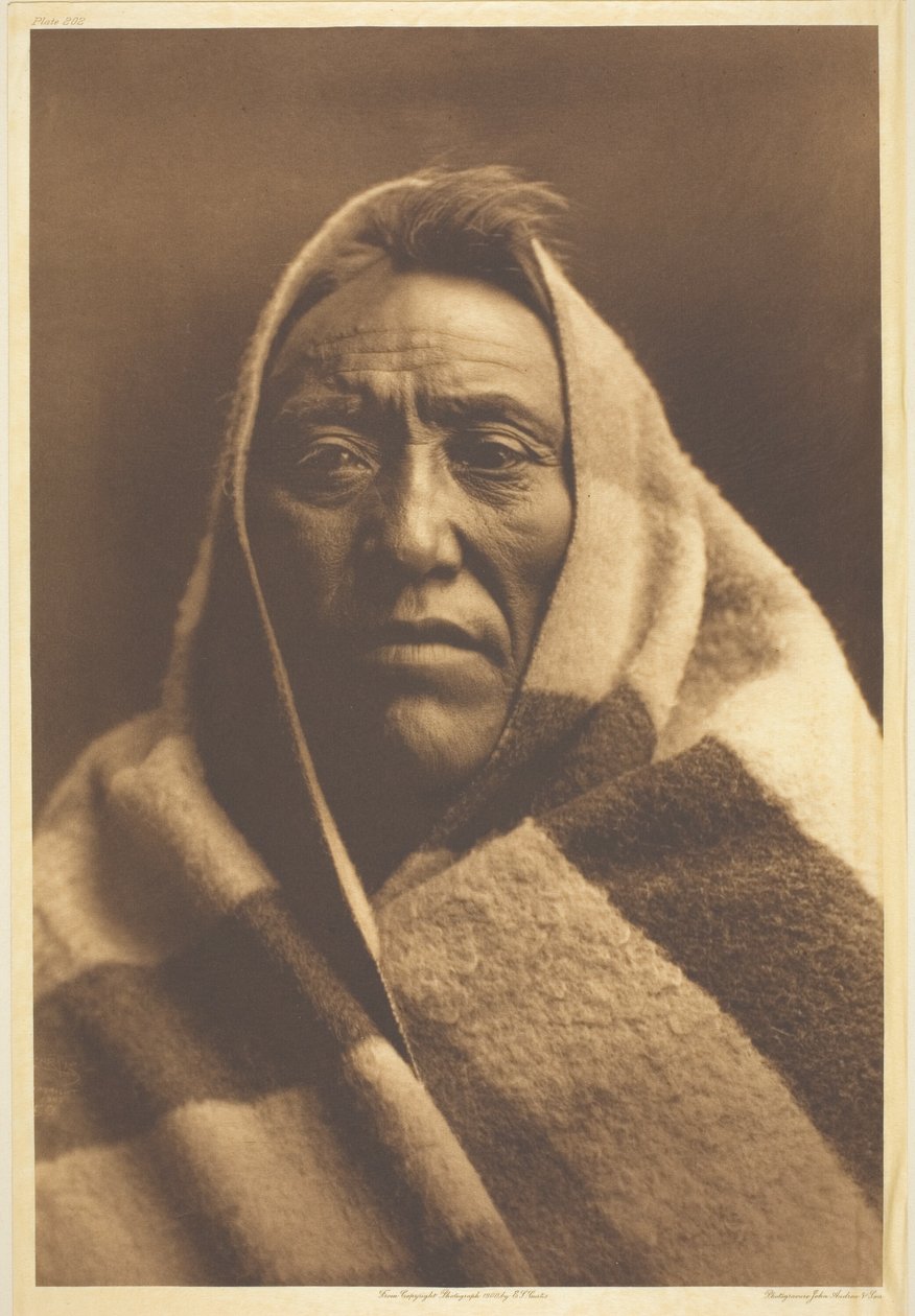 Mellankalv-Piegan av Edward S. Curtis