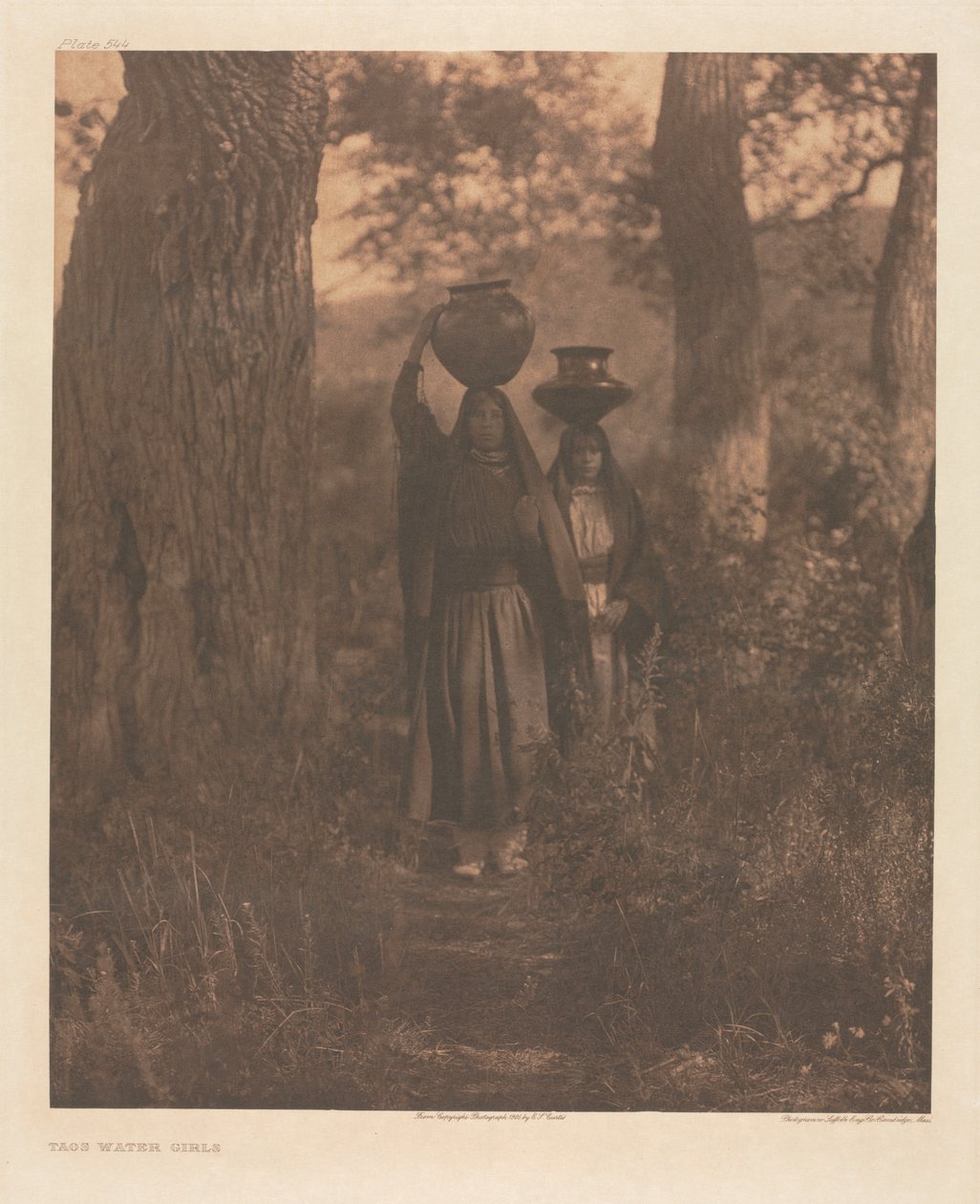 Portfölj XVI, plansch 544- 579 av Edward S. Curtis