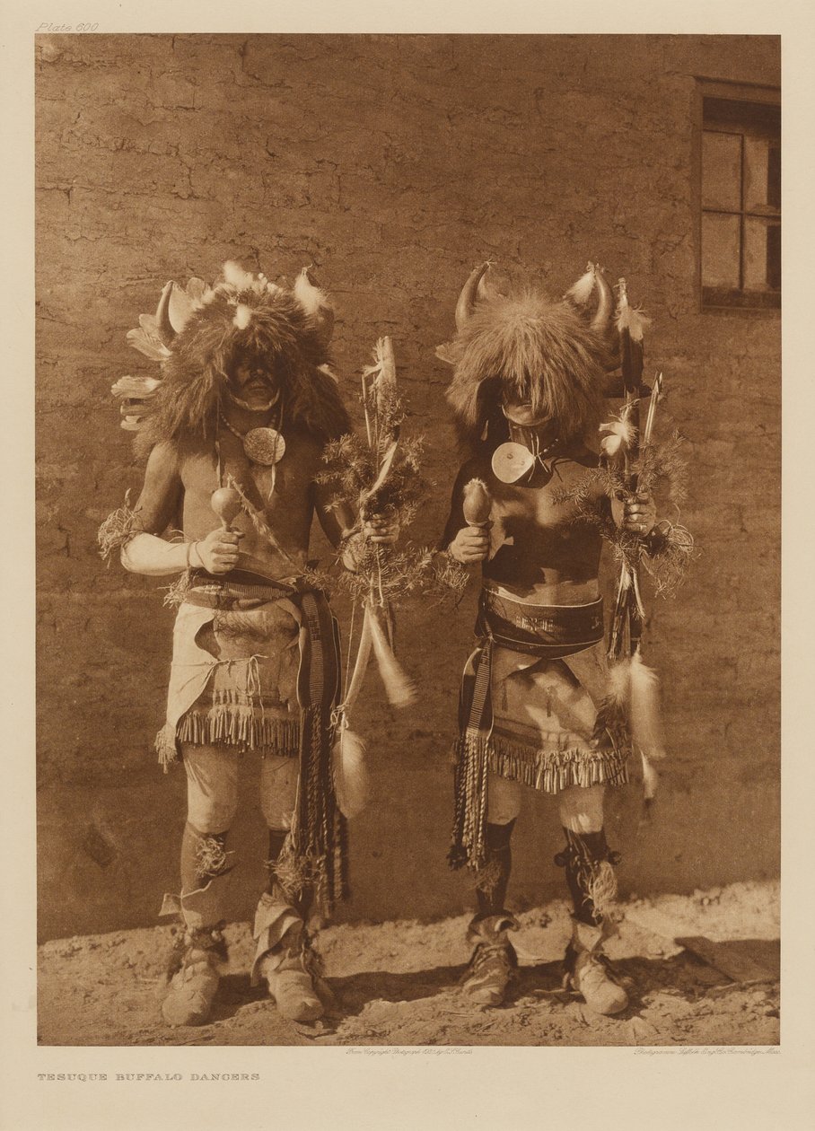 Tesuque Buffalo-dansare av Edward S. Curtis
