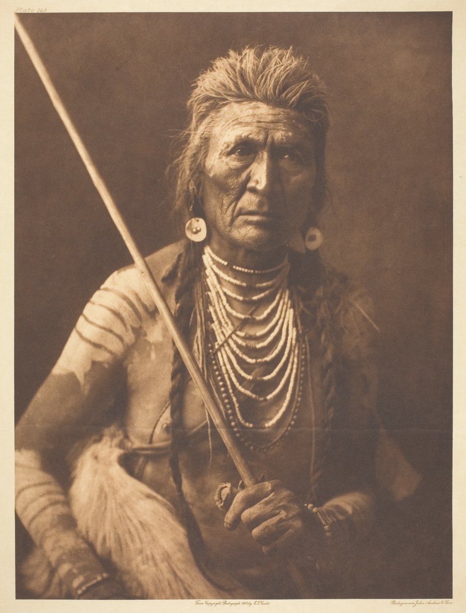 Varg - Apsaroke av Edward S. Curtis