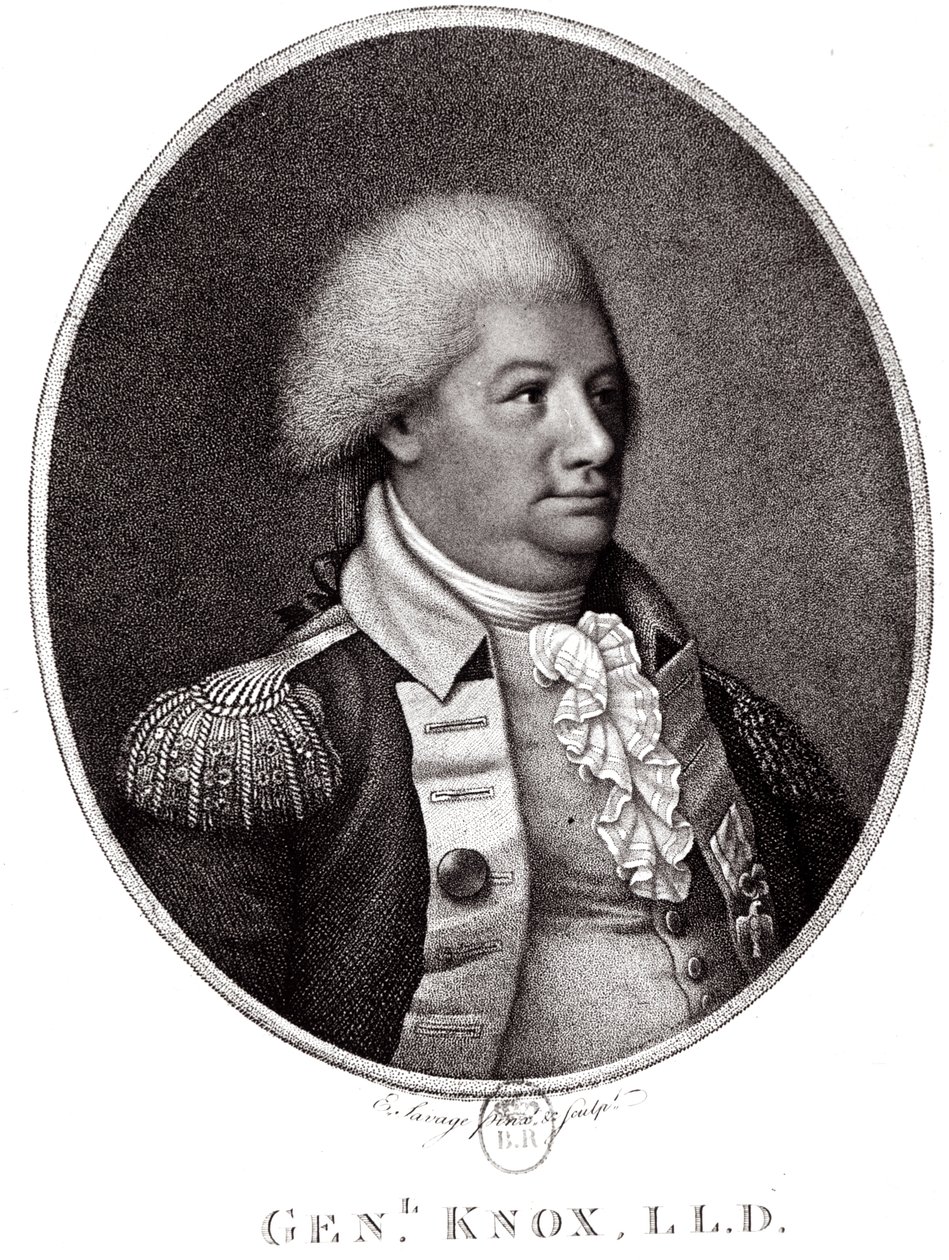 General Henry Knox (1750-1806) 1791 av Edward Savage