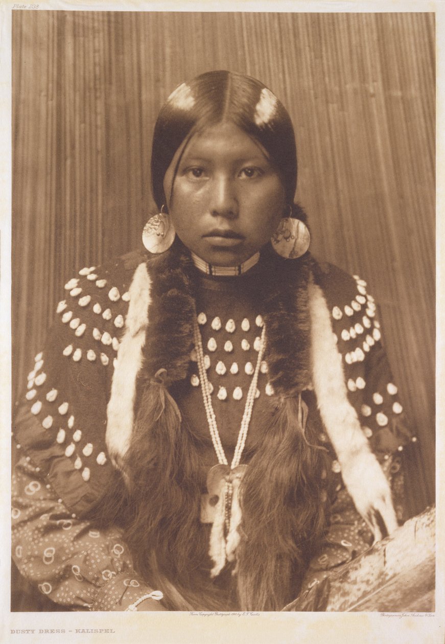 Dusty Dress - Kalispel av Edward Sheriff (after) Curtis