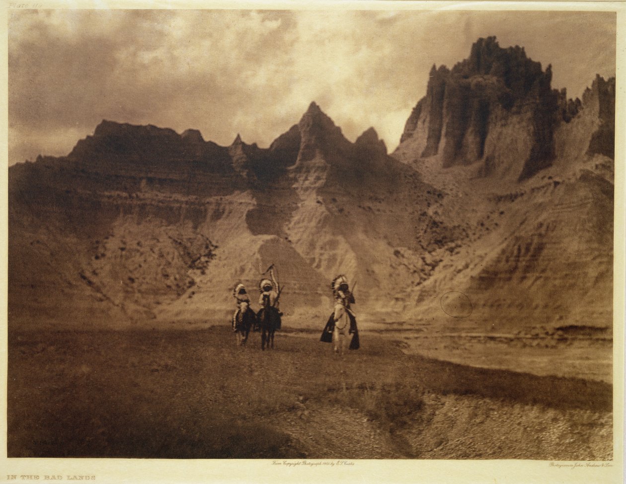 I Badlands av Edward Sheriff (after) Curtis