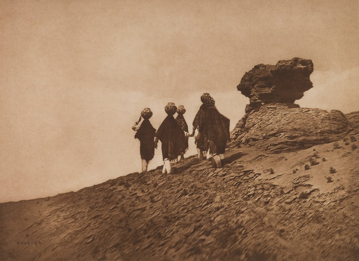 Acoma Vattenflickor av Edward Sheriff Curtis