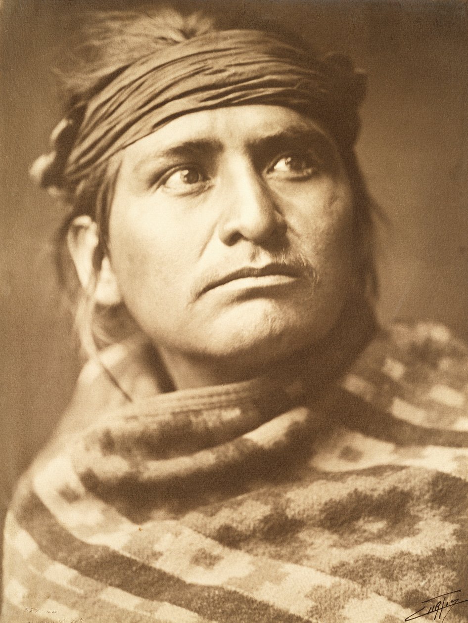 Chef för öknen, Navaho av Edward Sheriff Curtis
