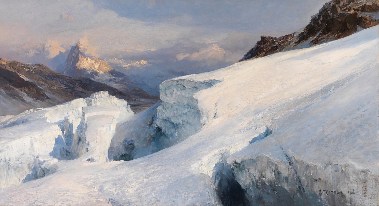 Glaciärplatån, 1906. av Edward Theodore Compton
