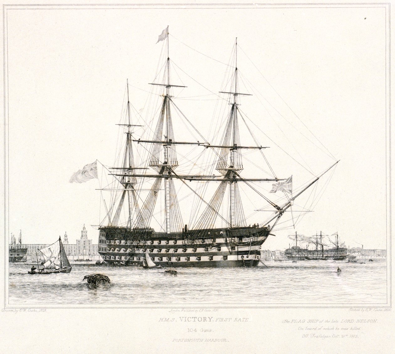 HMS "Victory", första klass av Edward William Cooke
