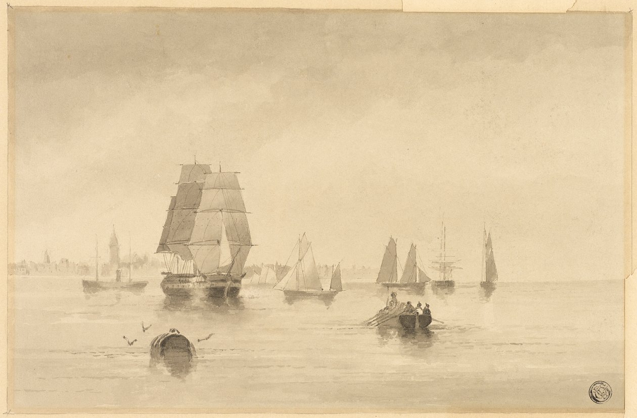 Rye - Sydkusten Nära Hastings av Edward William Cooke