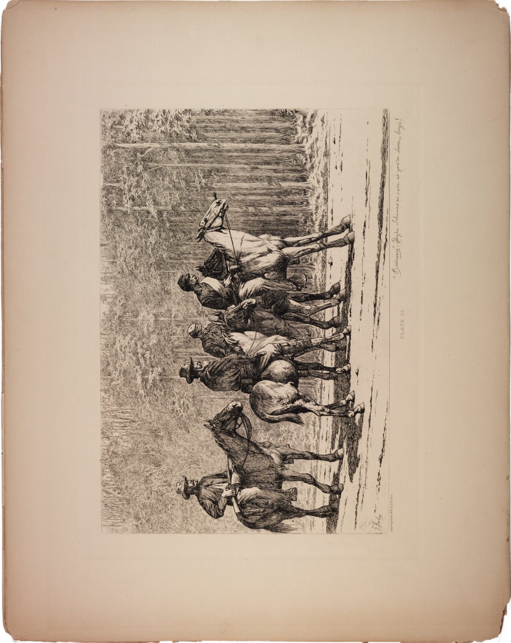 Bummers, 1876 av Edwin Austin Forbes
