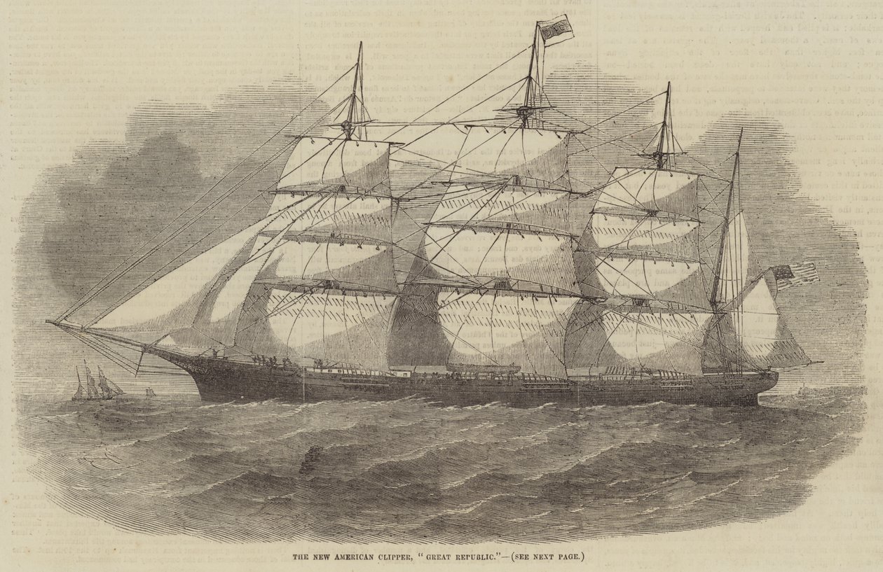 The New American Clipper, Great Republic av Edwin Weedon