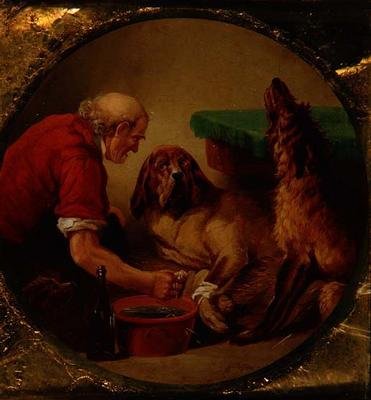 Första hjälpen av Edwin (after) Landseer