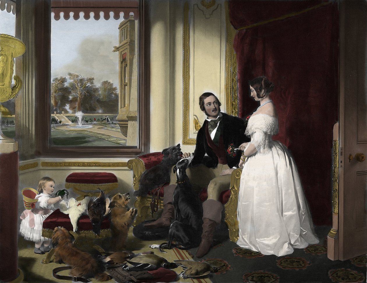 Windsor Castle i modern tid av Edwin (after) Landseer