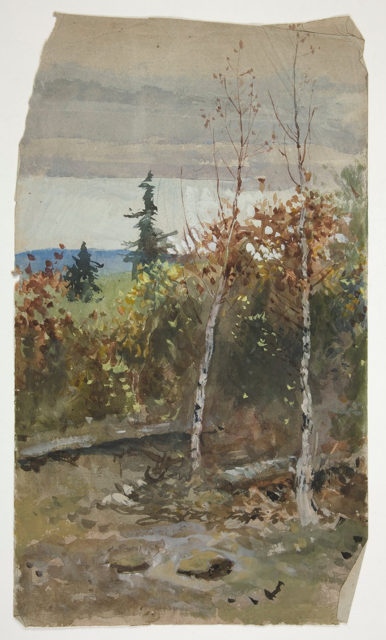 Höstlandskap av Edwin Austin Abbey