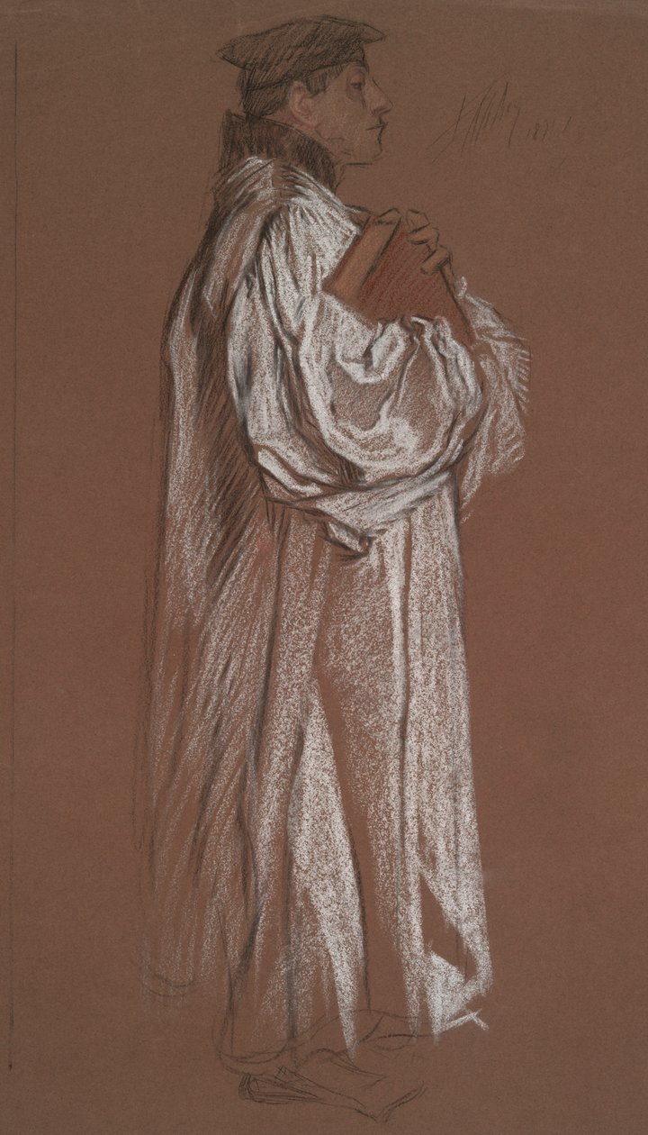 Figur för rättegången mot Catherine av Edwin Austin Abbey