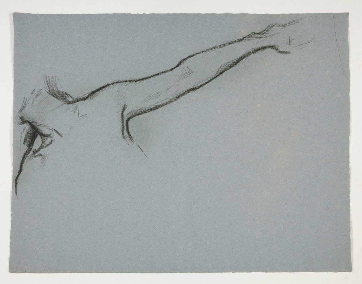 Figurstudie för av Edwin Austin Abbey