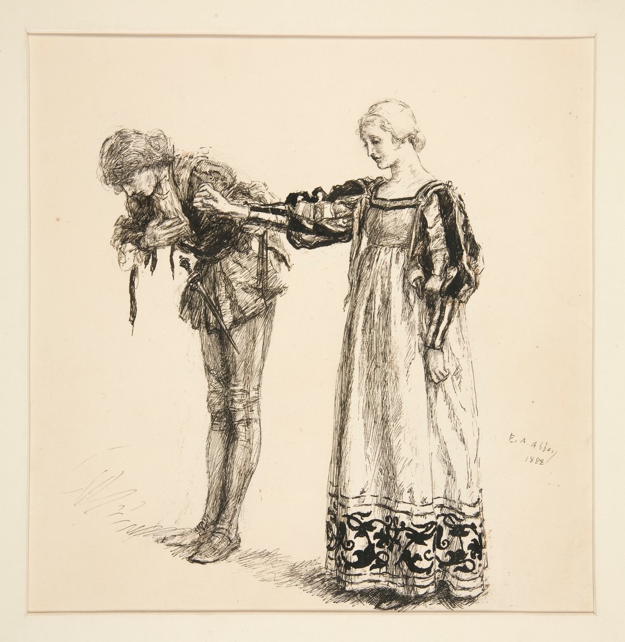 Gratian: av Edwin Austin Abbey