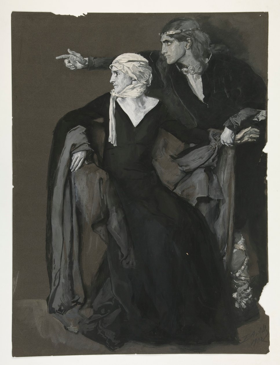 Liten by: av Edwin Austin Abbey