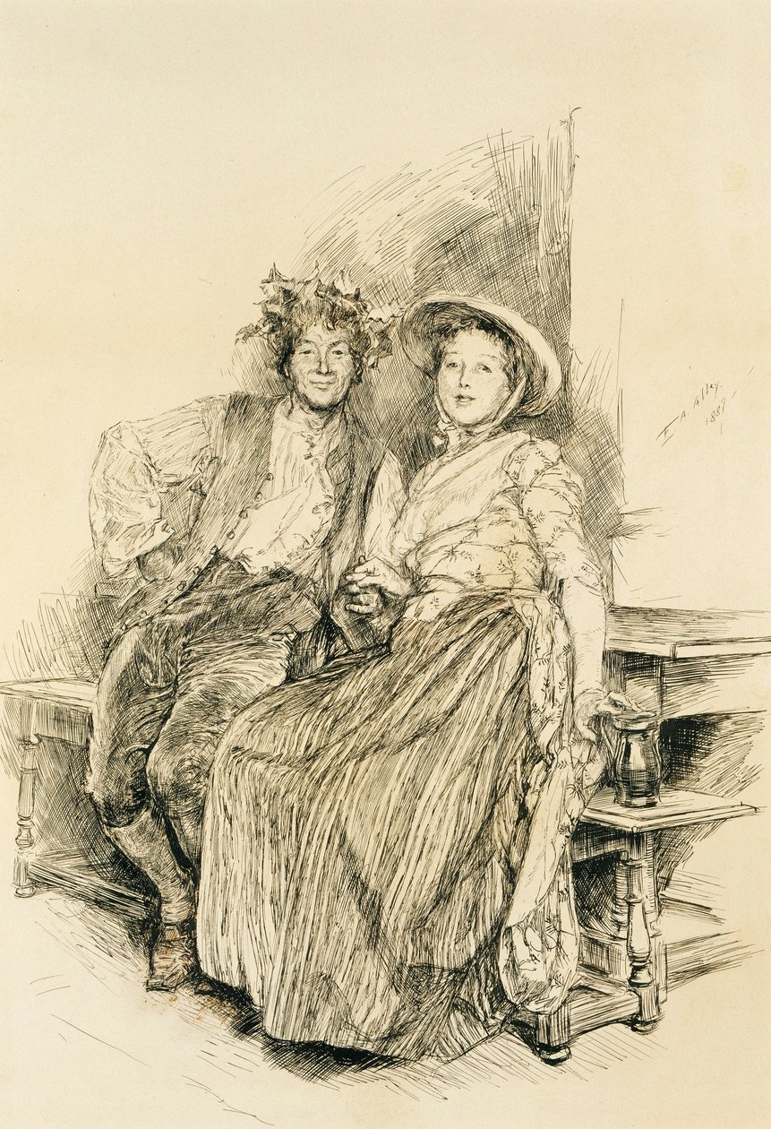 Skörda hem av Edwin Austin Abbey