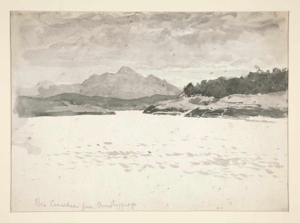 Höglandsscen av Edwin Austin Abbey