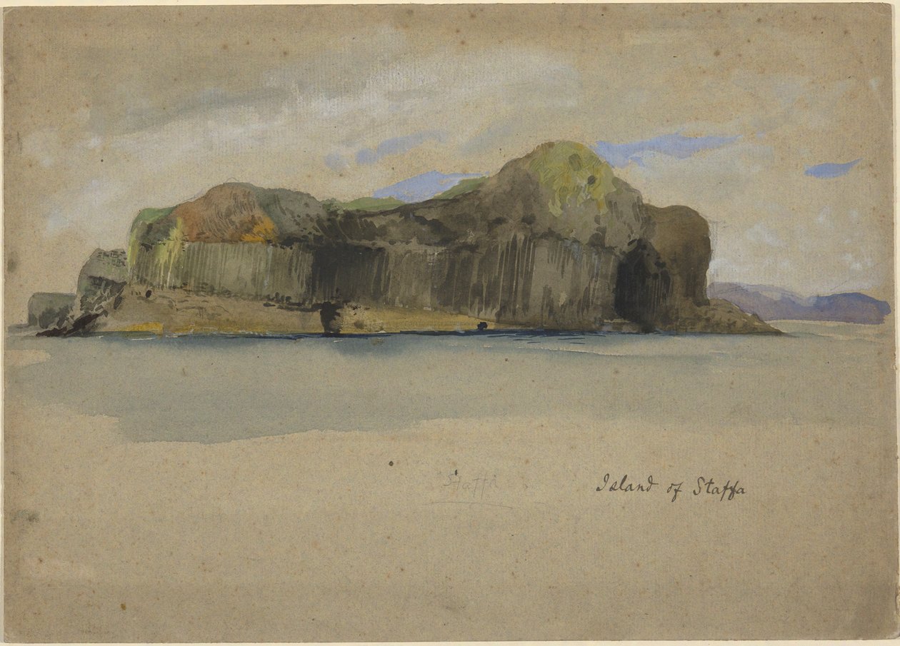 Ön Staffa av Edwin Austin Abbey