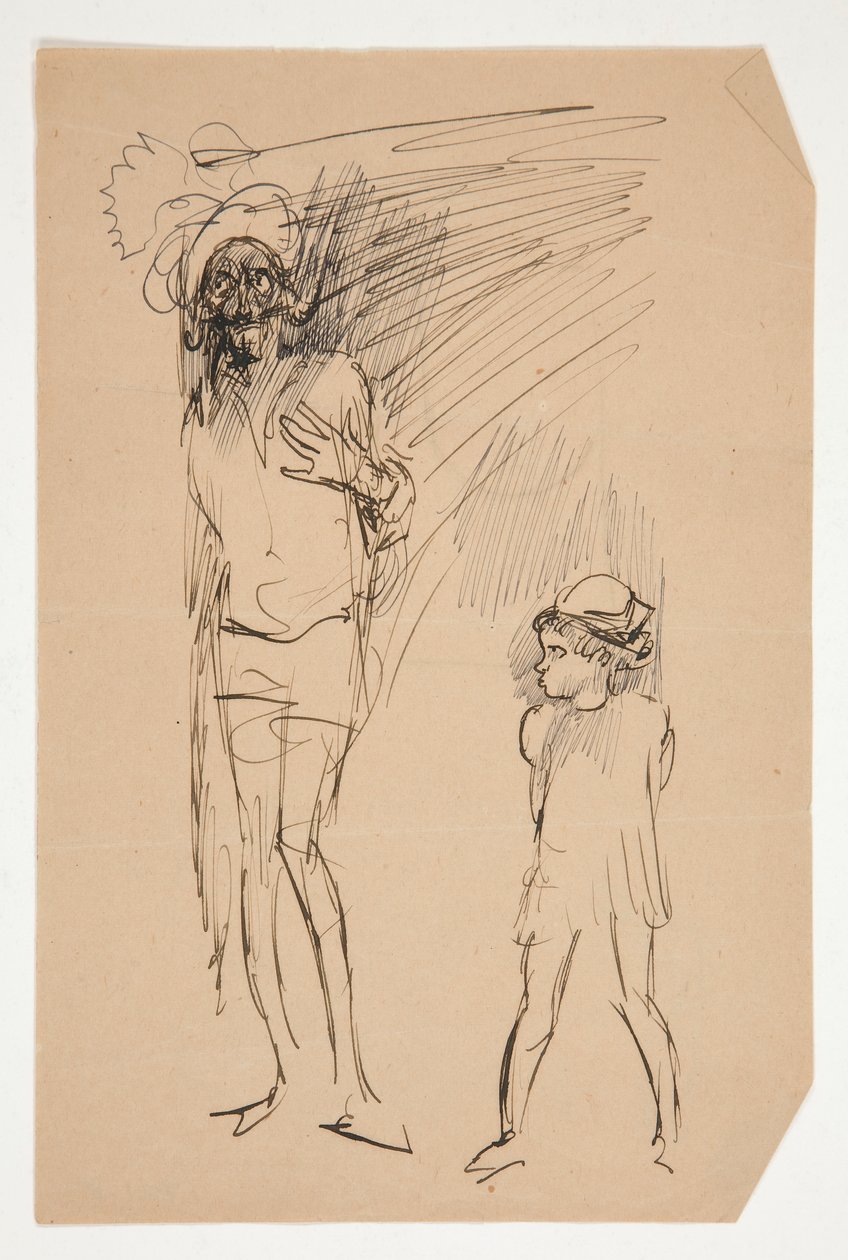 Förstudie för Kärlek av Edwin Austin Abbey