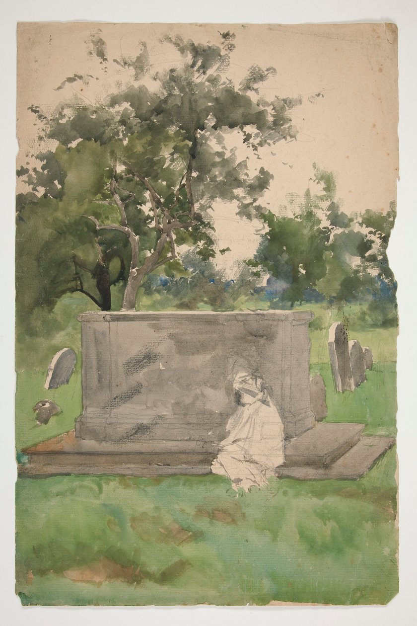 Skiss för av Edwin Austin Abbey