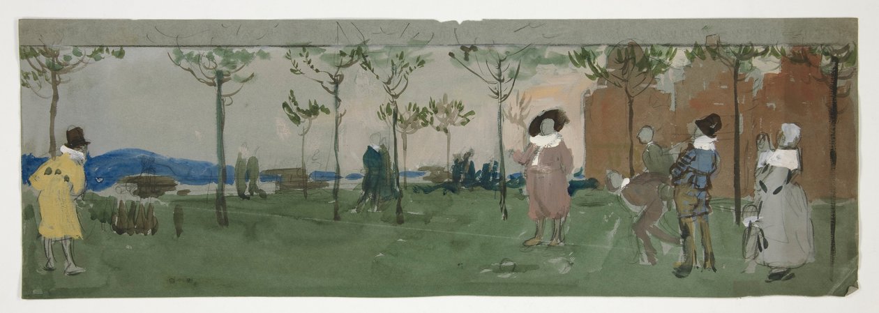 Studera inför av Edwin Austin Abbey