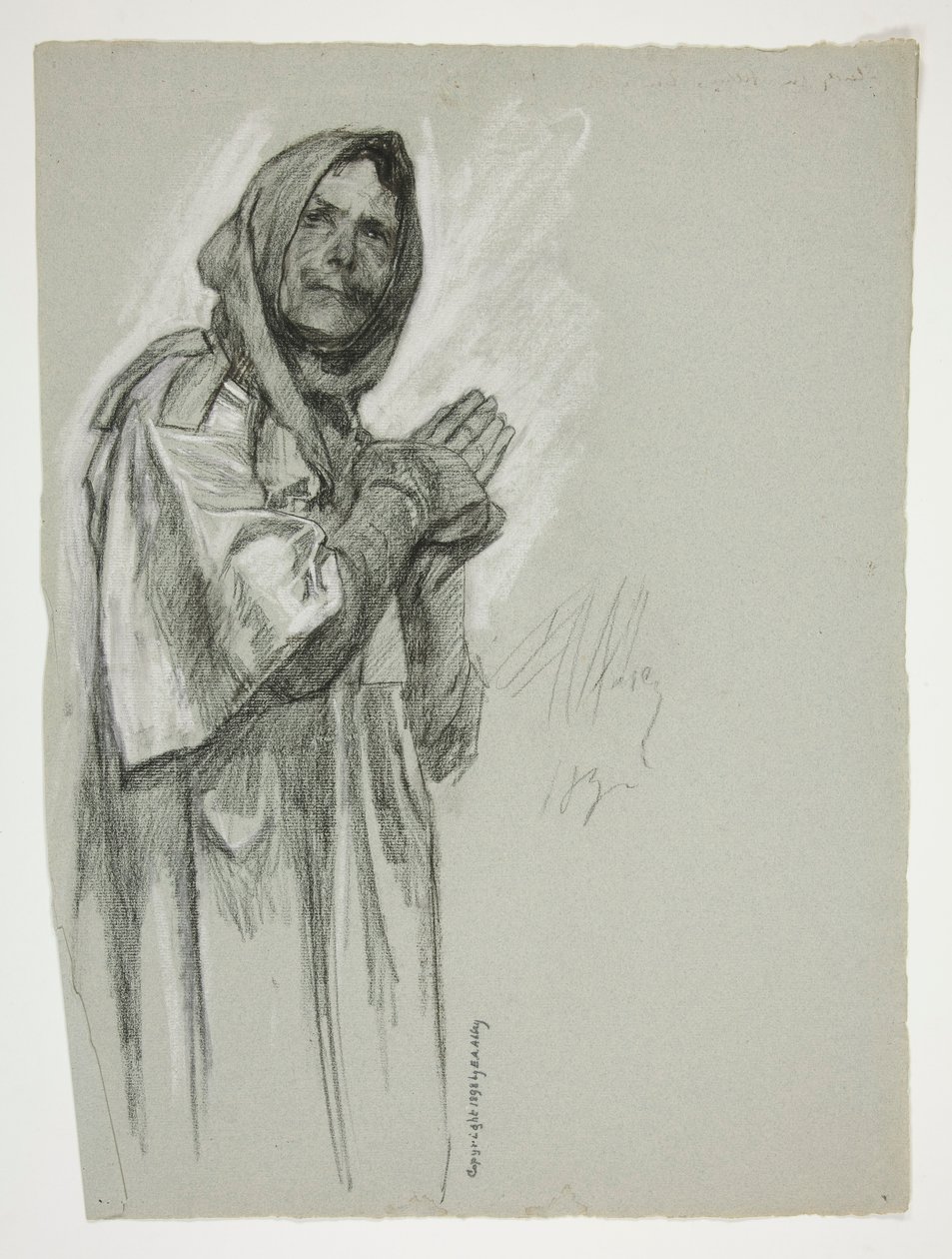 Studera inför av Edwin Austin Abbey