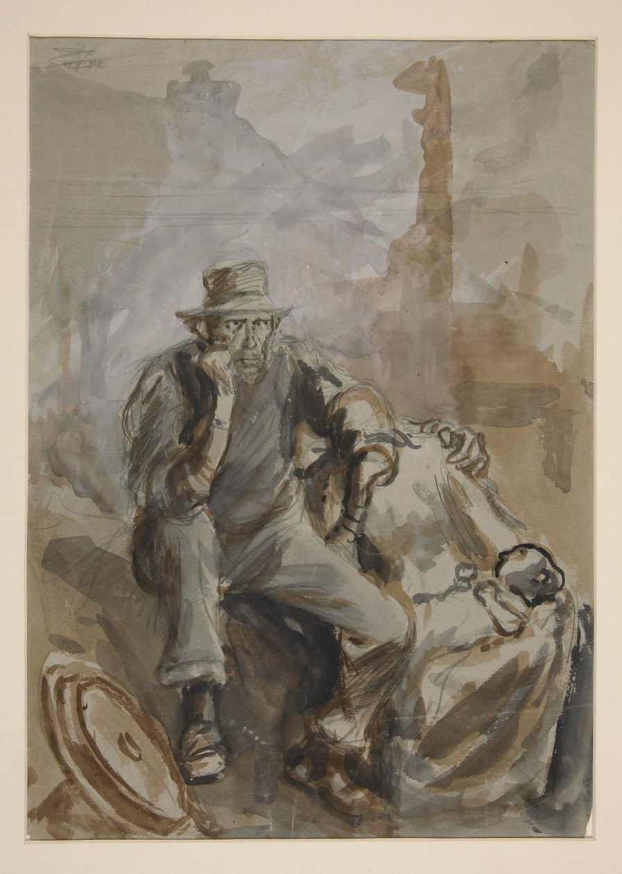 Studera inför av Edwin Austin Abbey