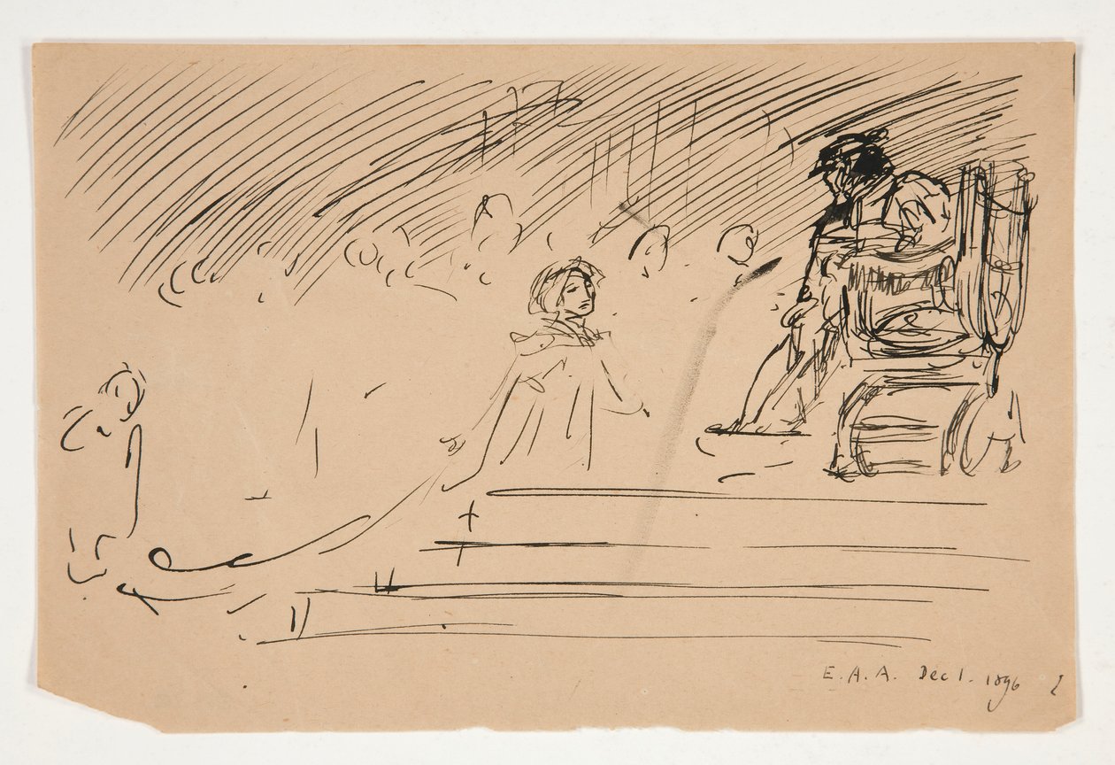 Studera inför av Edwin Austin Abbey