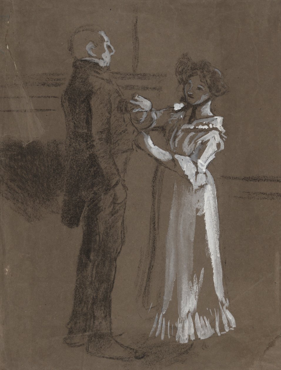 Studera inför av Edwin Austin Abbey
