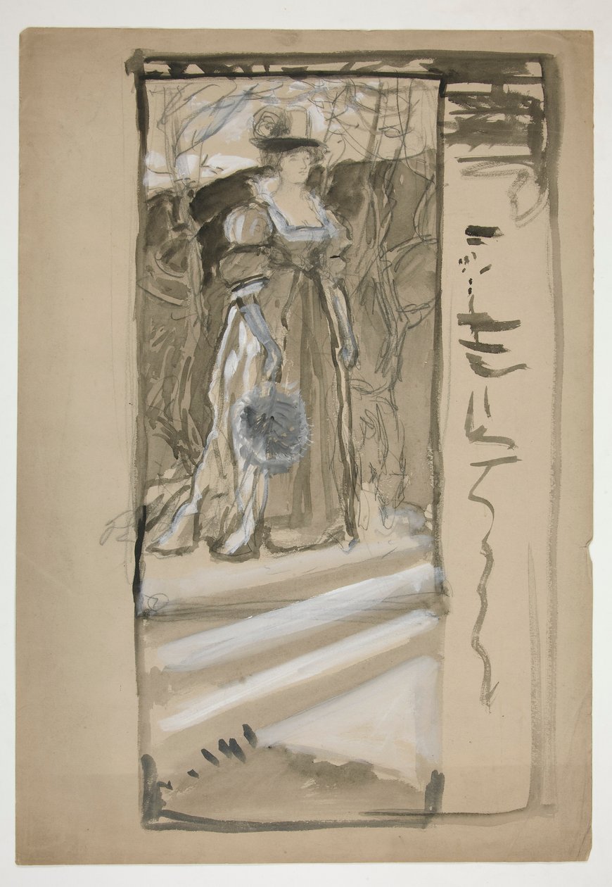 Studera inför av Edwin Austin Abbey
