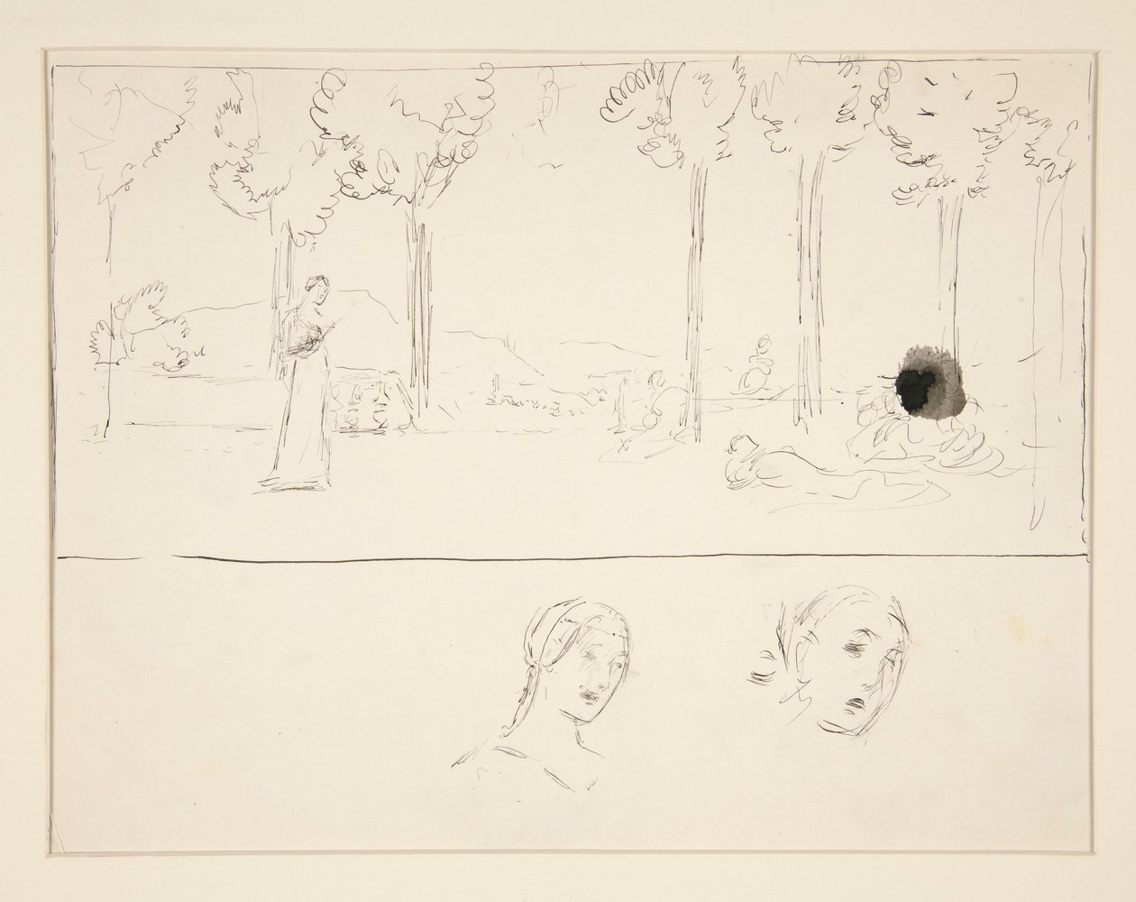 Studera för Fiametta av Edwin Austin Abbey