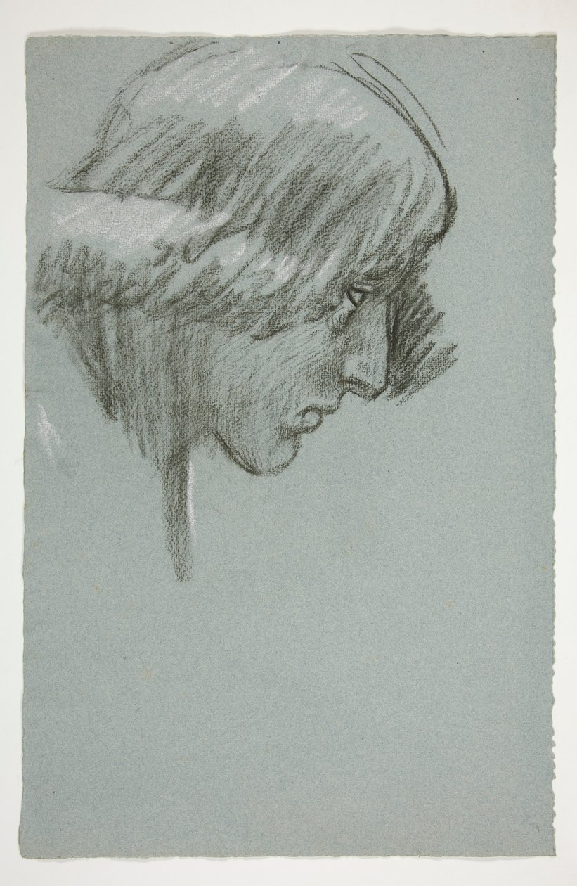 Studie av en ung man av Edwin Austin Abbey