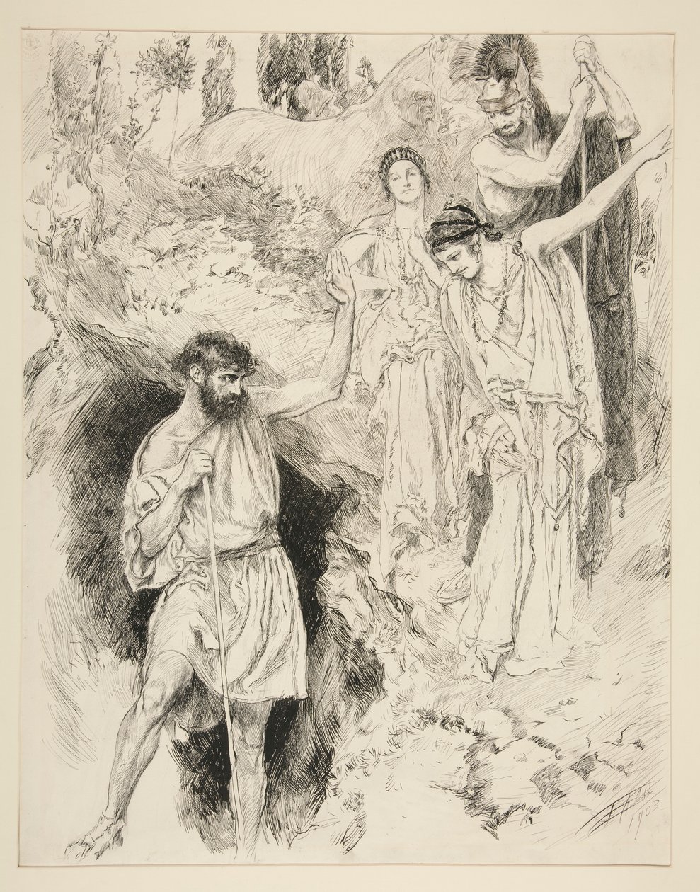 Timon: av Edwin Austin Abbey